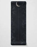 Hot Yoga Mat - Charcoal Meteor Night, the Best Yoga Mat For Hot Yoga with celestial design for optimal grip and comfort.