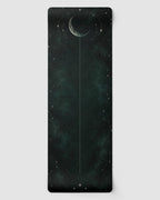 Hot Yoga Mat - Emeral Lunar Orbits, the Best Yoga Mat For Hot Yoga with superior grip and cushioning.