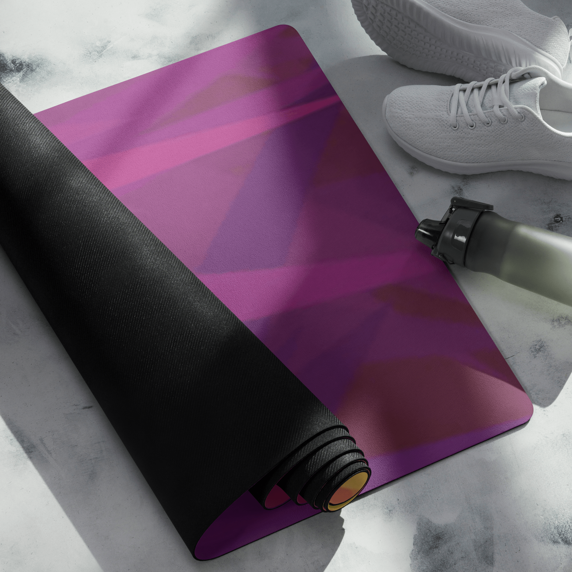 Geometric Sunset Yoga Mat - MIYRA®