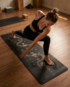 Hot Yoga Mat | Lunar Serpent