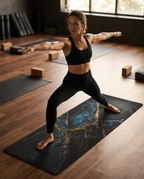 Hot Yoga Mat | Blue Ember