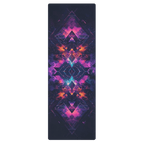 Hot Yoga Mat - Astral Ignition | MIYRA, non-slip design with vibrant cosmic pattern for hot yoga studio practice.