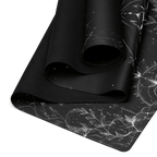 Hot Yoga Mat - Dark Halo | MIYRA® showcasing its stylish design, perfect for sweat-activated grip yoga and towel-free sessions.