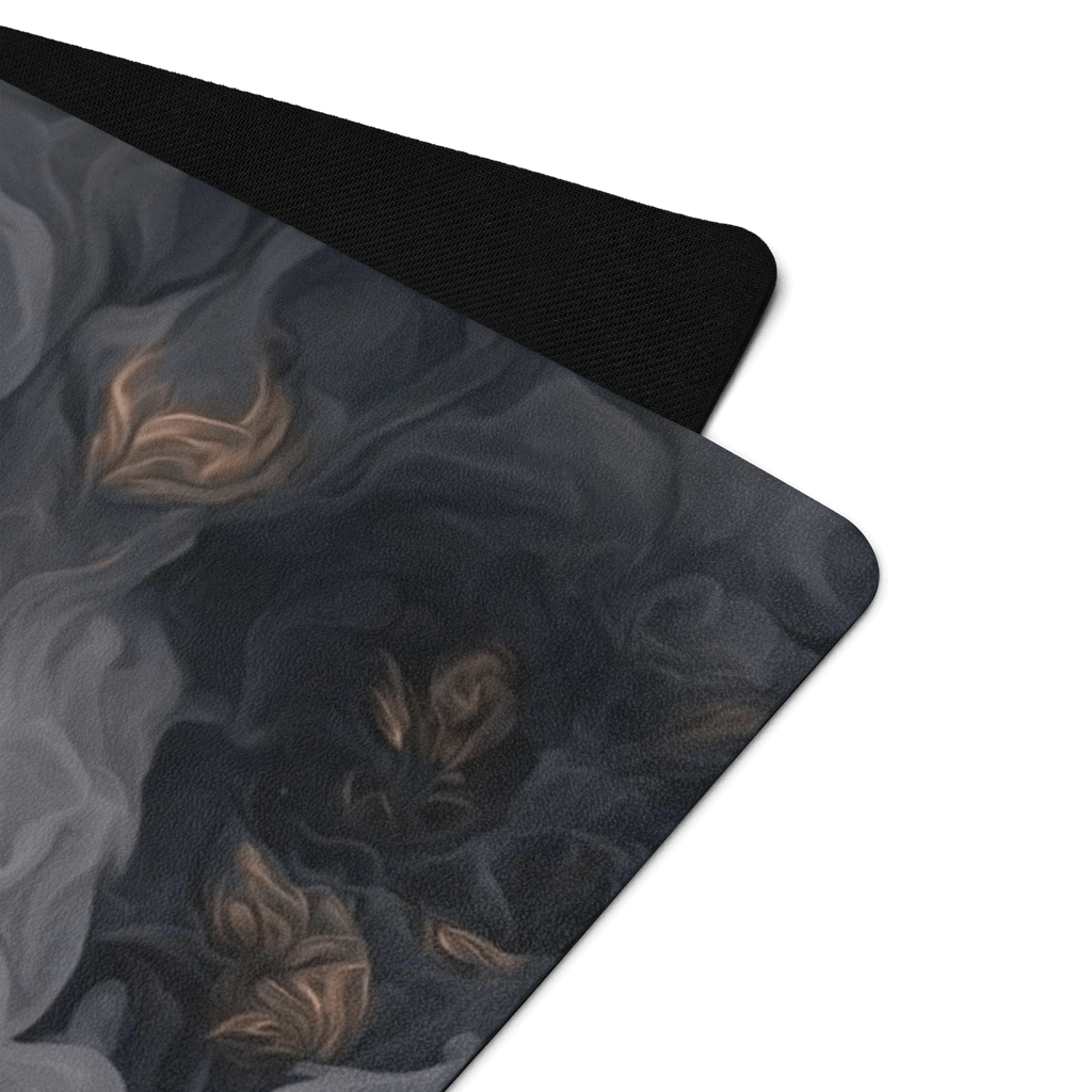 Hot Yoga Mat - Eclipse Wings | MIYRA with artistic floral design and anti-slip features.