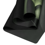 Hot Yoga Mat - Forest Veil | MIYRA, non slip yoga mats for hot yoga design with textured rubber and microsuede.