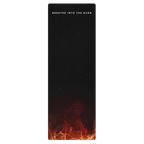 Hot Yoga Mat - Inferno Flow | MIYRA featuring sweat activated grip and fiery design for hot yoga sessions.