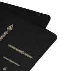 Hot Yoga Mat - Midnight Sanctuary | MIYRA with intricate design for non-slip performance