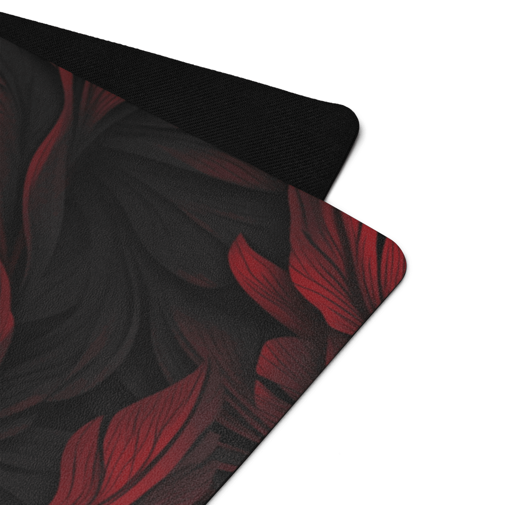 Hot Yoga Mat - Nocturne Bloom | MIYRA, non slip yoga mat with sweat activated grip, perfect for hot yoga sessions.