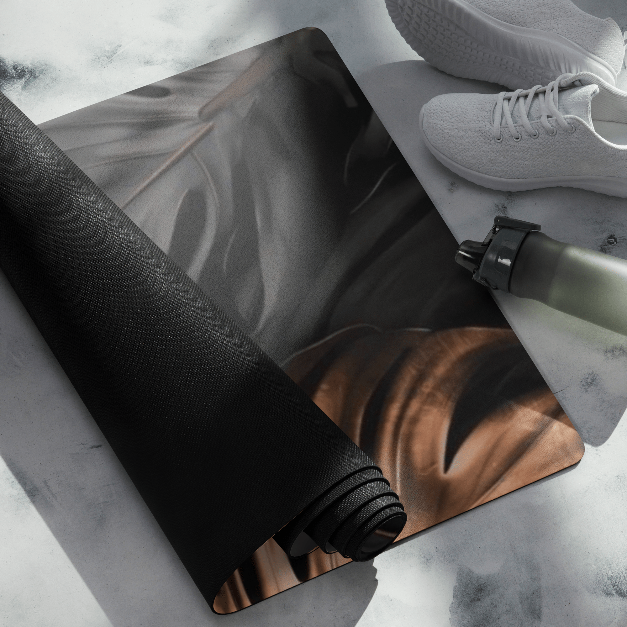 Professional hot yoga mat designed for sweaty hands and heated yoga classes