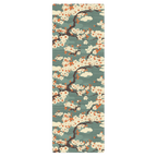 Hot Yoga Mat - Garden Harmony featuring floral design on a non slip hot yoga mat.