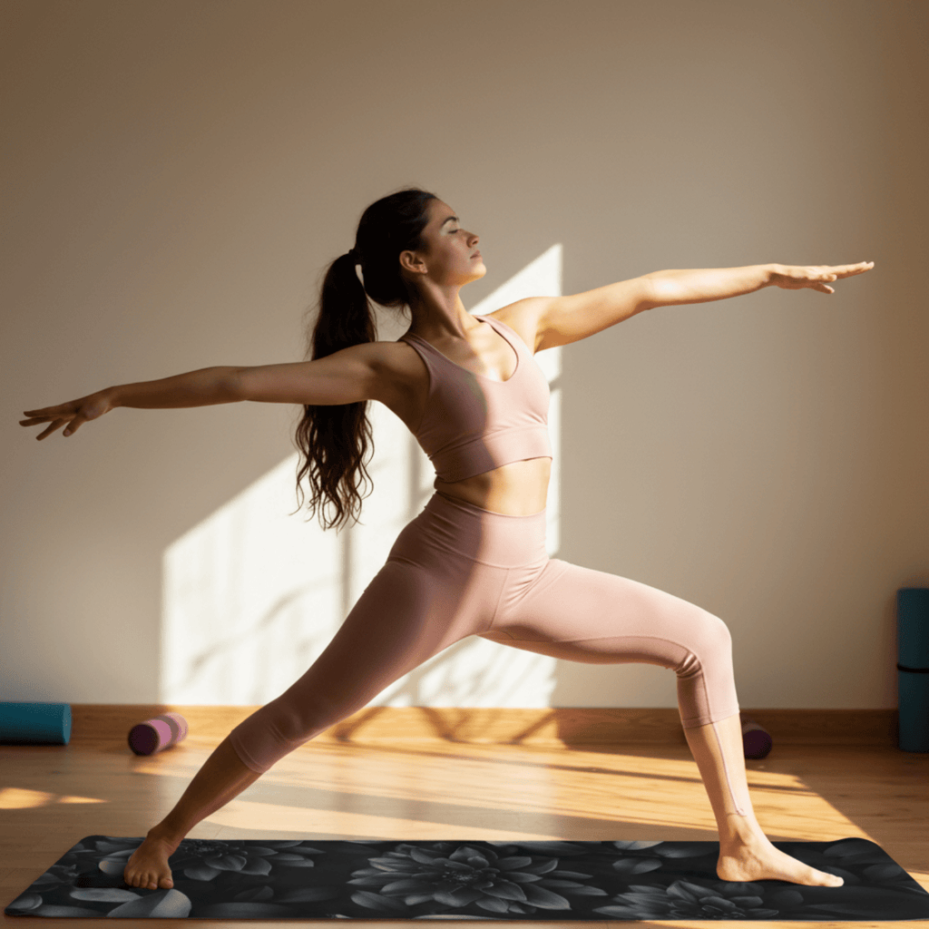Professional hot yoga mat designed for sweaty hands and heated yoga classes