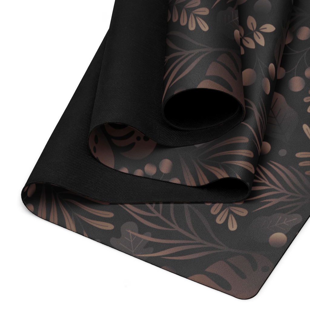 Hot Yoga Mat - Non Slip Eco-friendly, GripFlow™ Yoga Mat with floral design, perfect for hot yoga and Vinyasa.