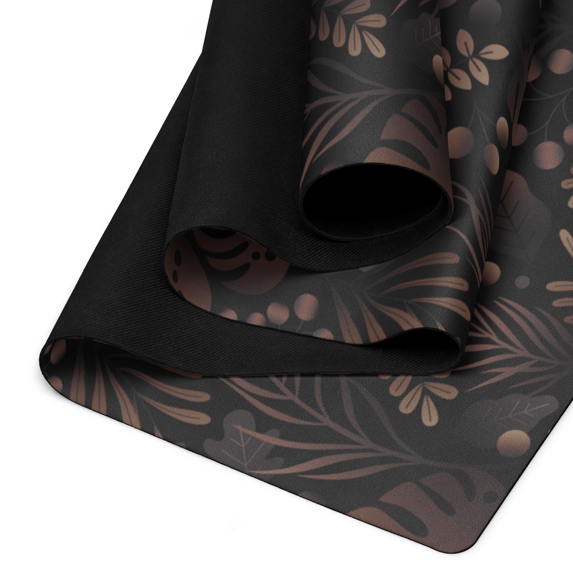 Hot Yoga Mat - Non Slip Eco-friendly, GripFlow™ Yoga Mat with floral design, perfect for hot yoga and Vinyasa.