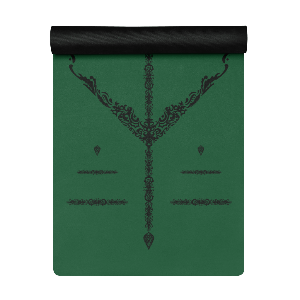 Hot Yoga Mat - Rainforest Ritual | MIYRA - non slip yoga mat for eco-friendly hot yoga practice