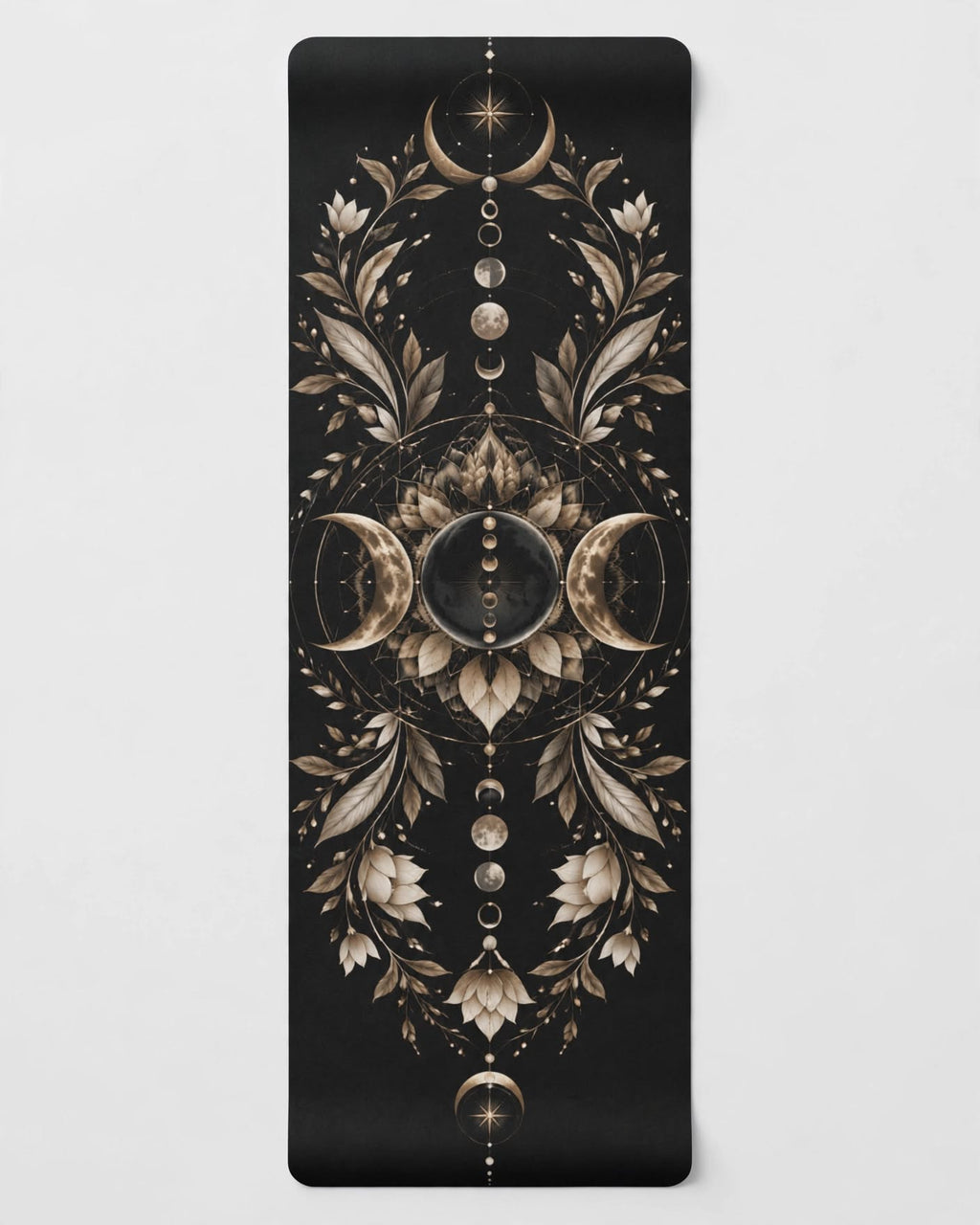 Hot Yoga Mat - Nocturne Bloom