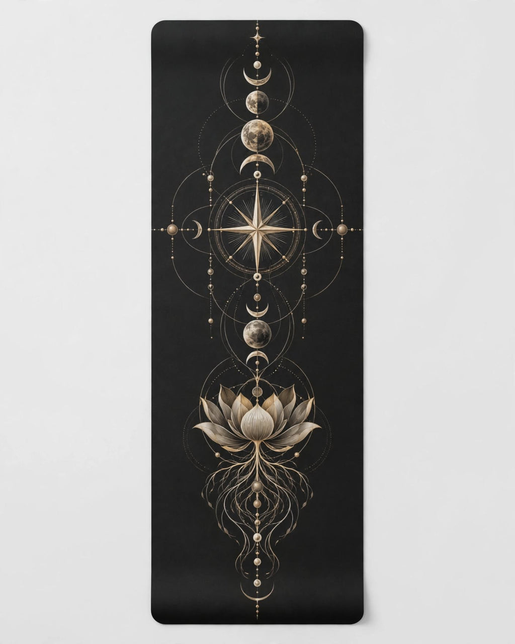 Hot Yoga Mat - Astral Compass