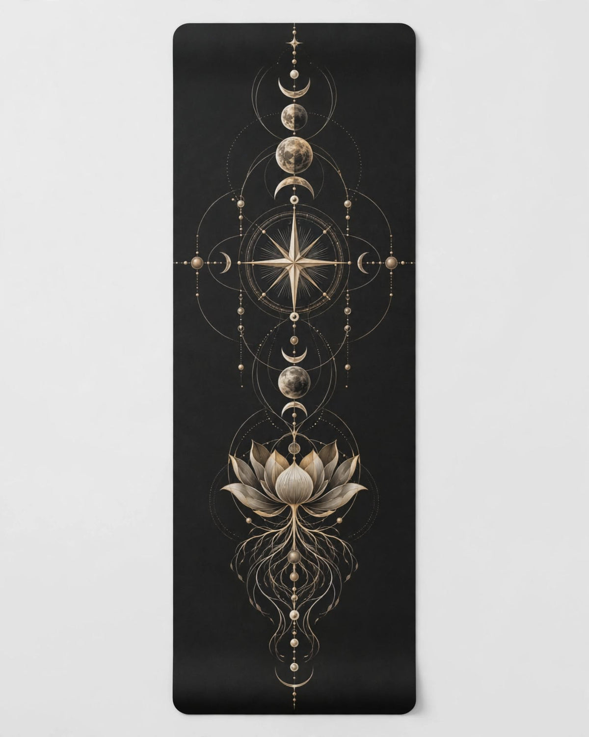 Hot Yoga Mat - Astral Compass