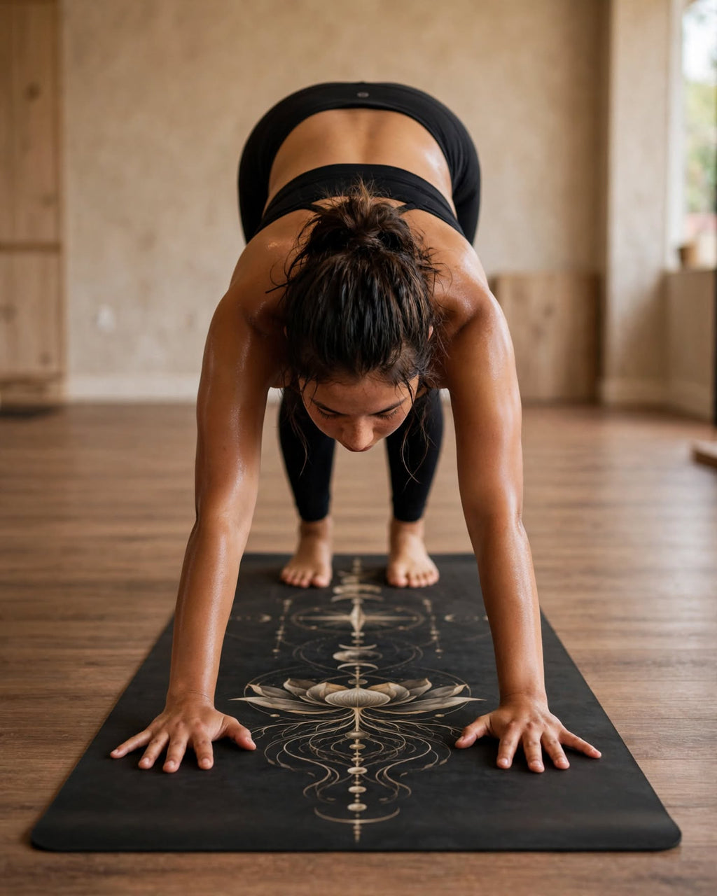 Hot Yoga Mat - Astral Compass