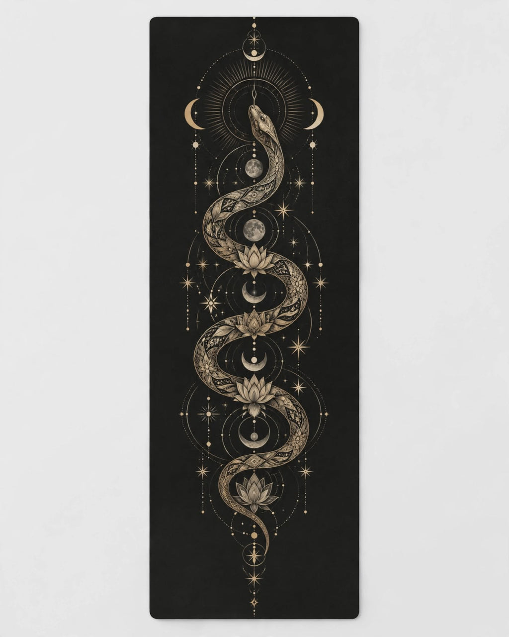 Hot Yoga Mat - Lunar Serpent