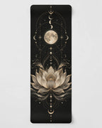 Hot Yoga Mat - Moonlit Lotus