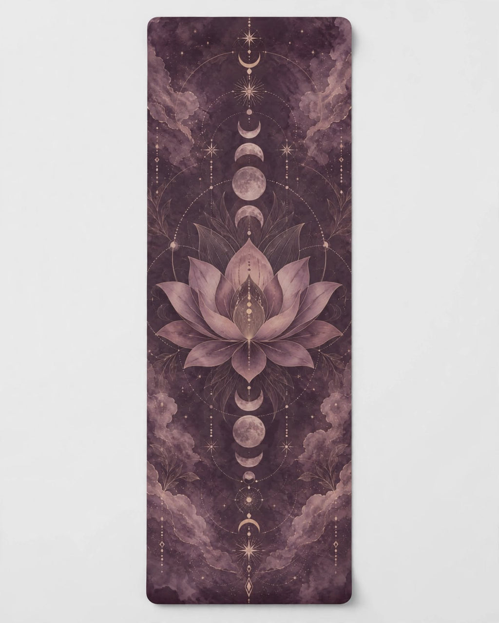 Midnight Lotus- Yoga mat