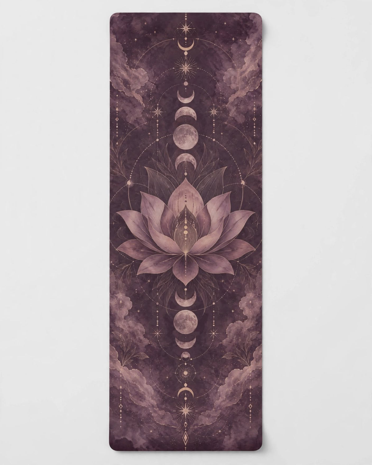 Midnight Lotus- Yoga mat