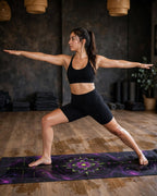 Hot Yoga Mat - Nebula Lotus