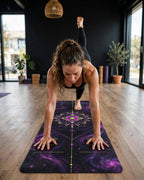 Hot Yoga Mat - Nebula Lotus