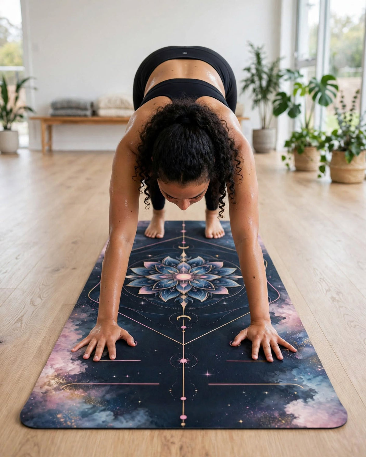 Hot Yoga Mat - Lunar Sapphire