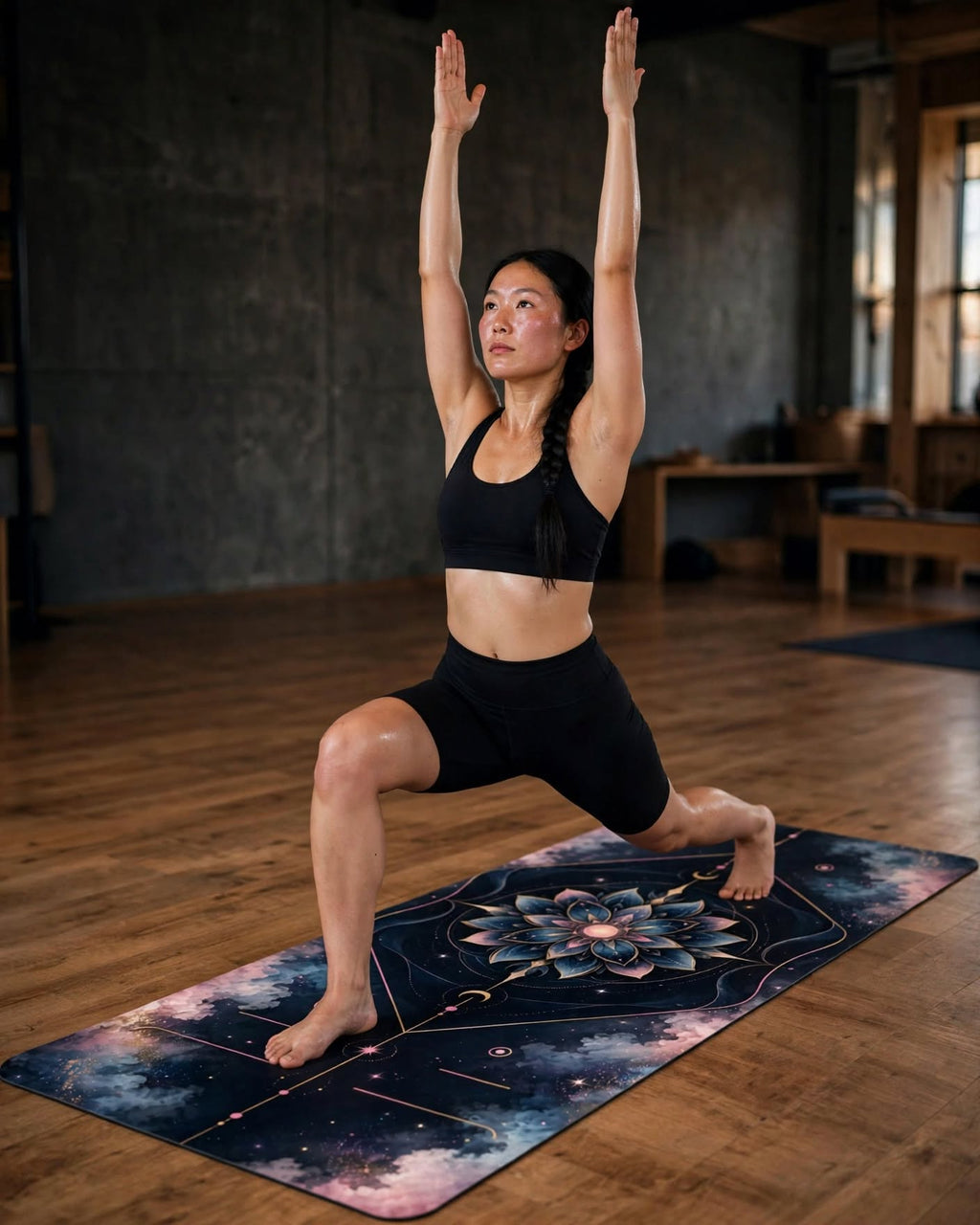 Hot Yoga Mat - Lunar Sapphire
