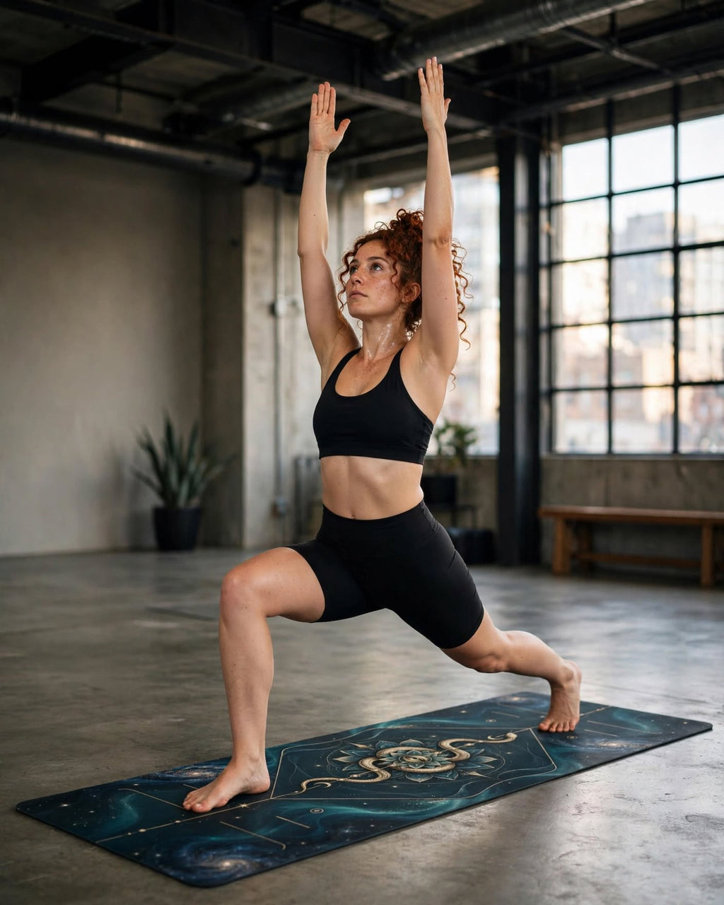 Hot Yoga Mat - Stellar Serpent