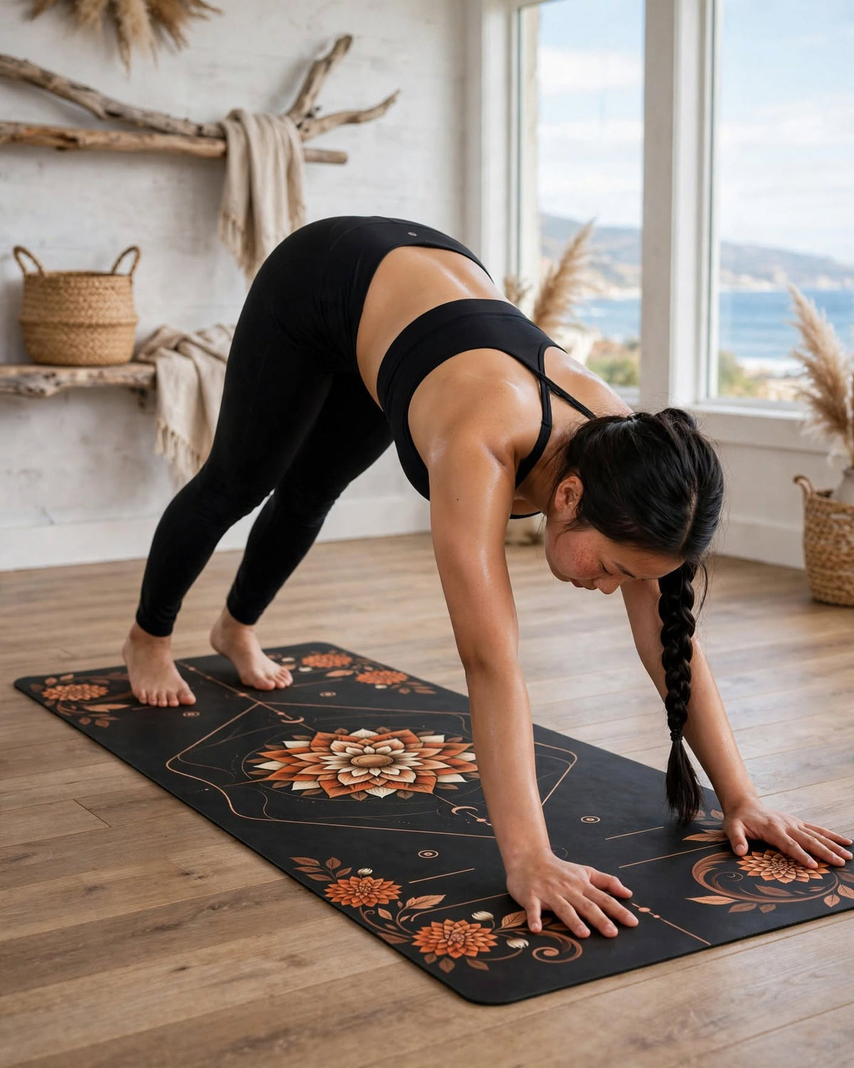 Hot Yoga Mat - Autumn Eclipse