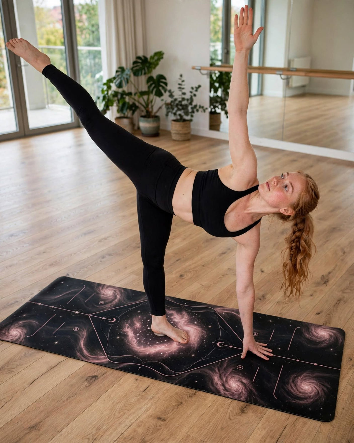 Hot Yoga Mat - Lunar Halo