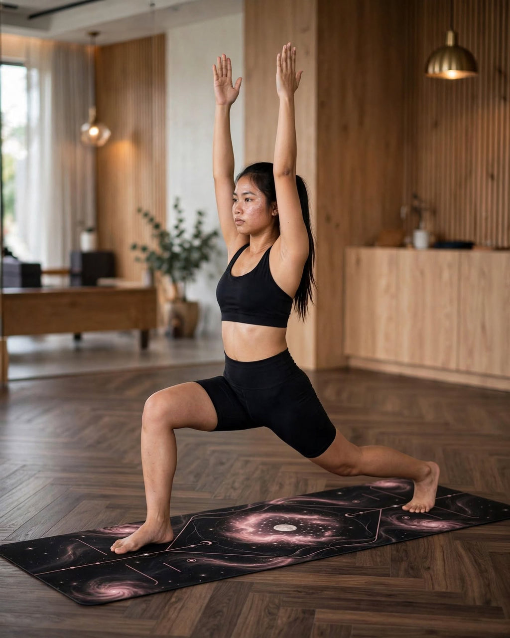 Hot Yoga Mat - Lunar Halo