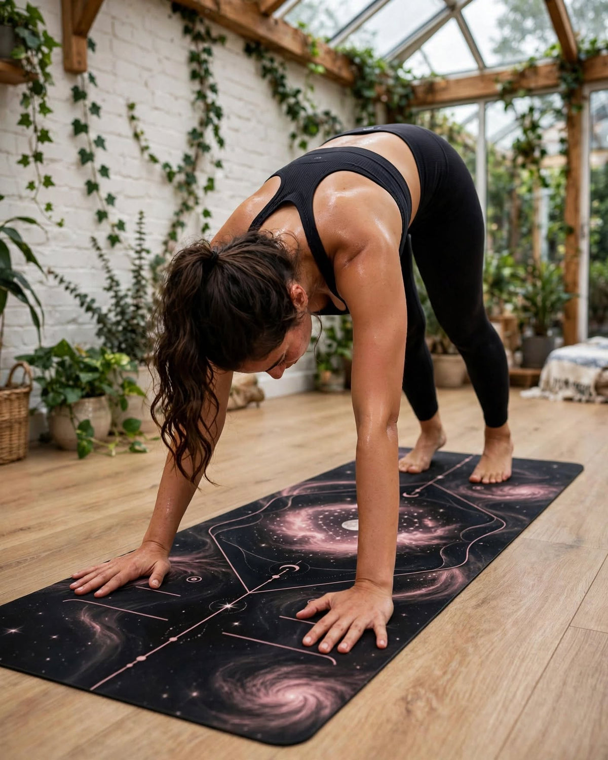 Hot Yoga Mat - Lunar Halo