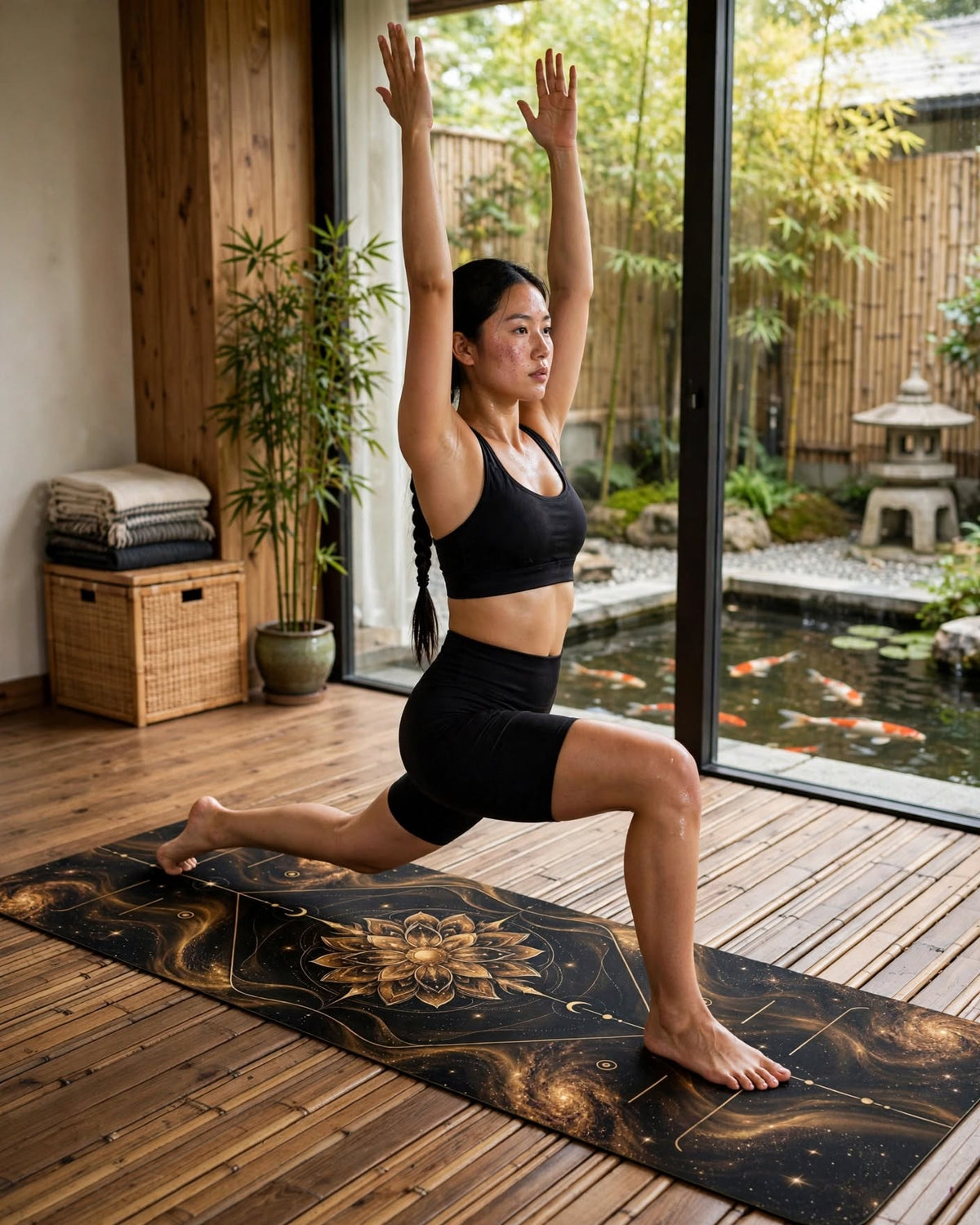 Hot Yoga Mat - Solar Bloom