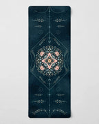 Hot Yoga Mat - Teal Eclipse
