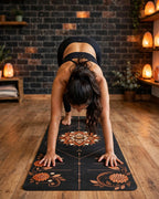 Hot Yoga Mat - Nightfall Blossom