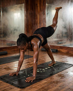 Hot Yoga Mat - Lunar Compass