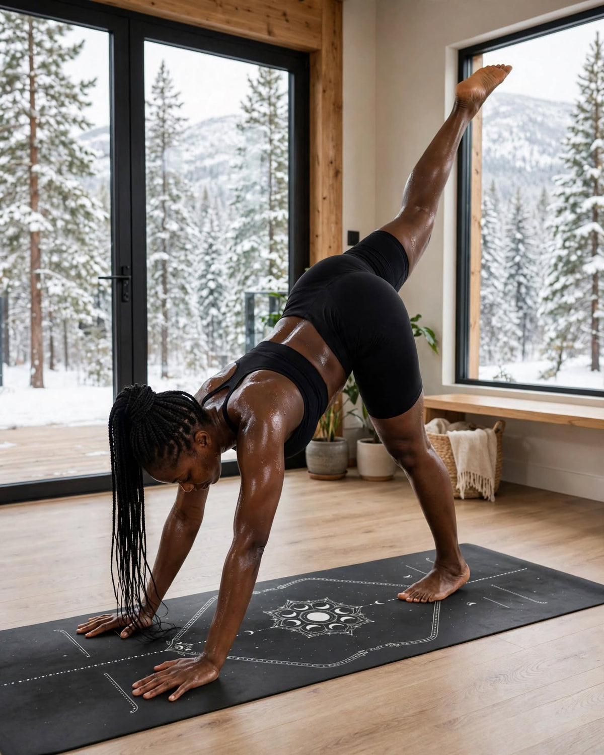 Hot Yoga Mat - Celestial Axis