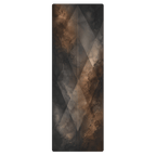 Hot Yoga Mat - Ashen Flow | MIYRA® with a stylish design in earthy tones, perfect for non-slip and towel-free hot yoga.