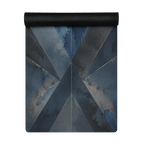 Hot Yoga Mat - Cobalt Veil | MIYRA® with sweat activated grip and non-slip performance for towel-free hot yoga.