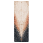 Hot Yoga Mat - Desert Core | MIYRA® featuring an elegant design with a lotus and gradient colors, ideal for towel free hot yoga.