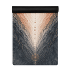 Hot Yoga Mat - Desert Core | MIYRA® featuring a beautiful abstract design for towel-free hot yoga sessions.