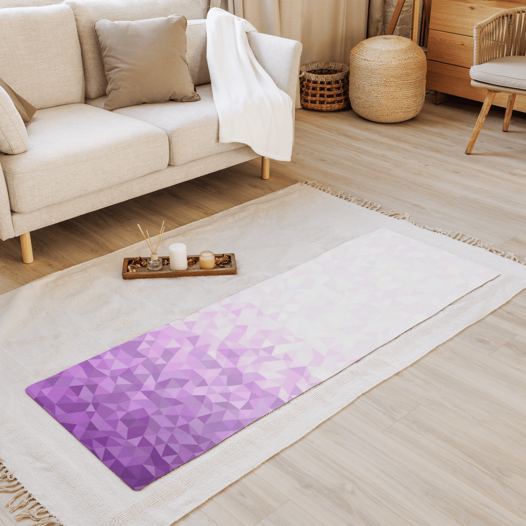 Pastel Geometric Yoga Mat - MIYRA®