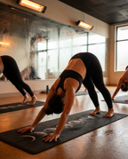 Hot Yoga Mat - Moon Phase
