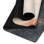 Hot Yoga Mat - Desert Core | MIYRA® showcasing a non-slip design and microfiber surface for towel-free hot yoga.